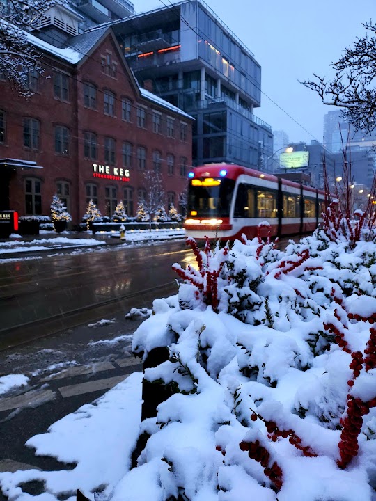 Bathurst St at King St West