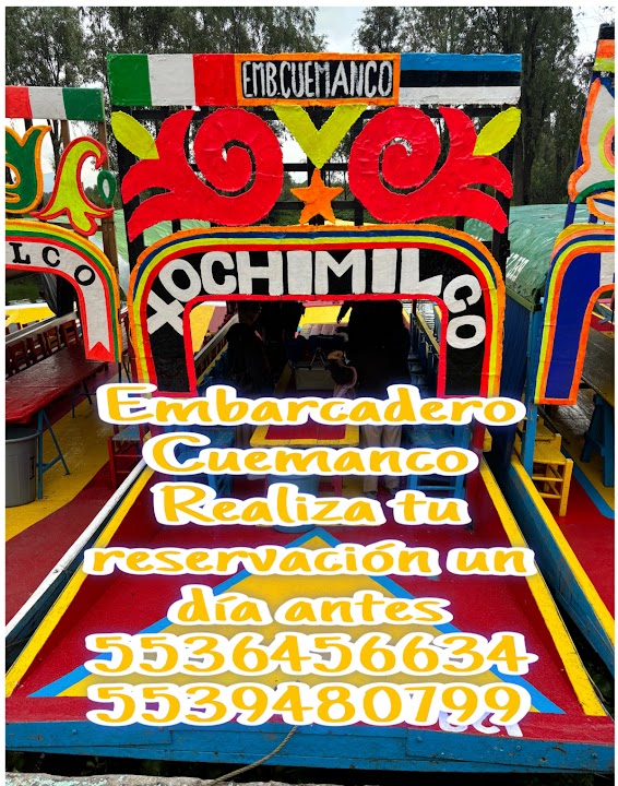 Trajineras Xochimilco - Embarcadero Cuemanco
