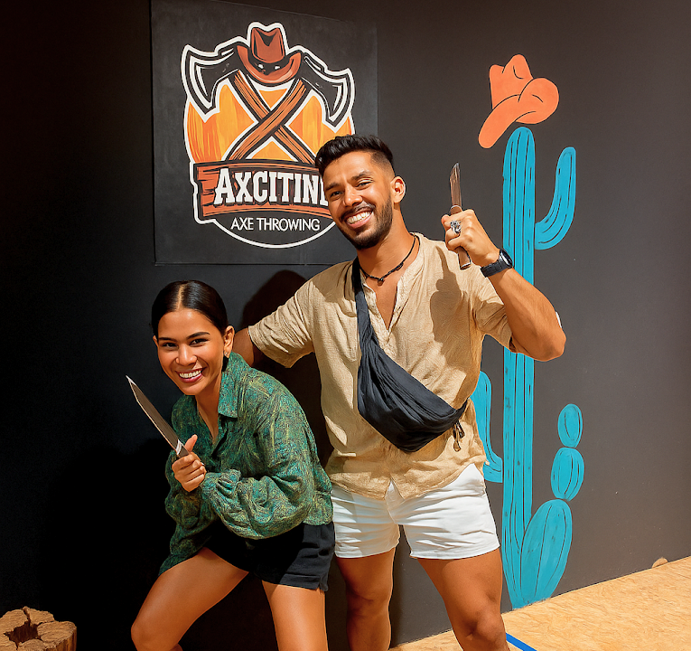 AXCITING Axe throwing Archery Shooting range Phuket