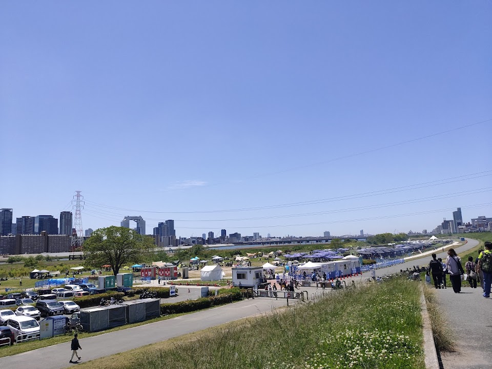 Yodogawa River Park Nishi-Nakajima area BBQ place