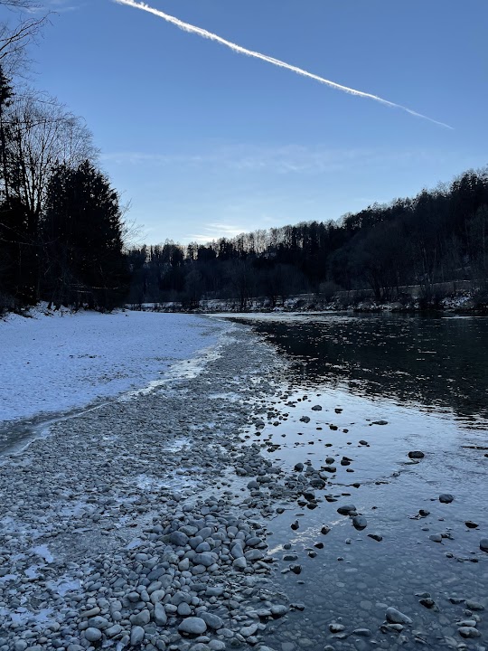 Isarstrand an der Grünwalder Brücke