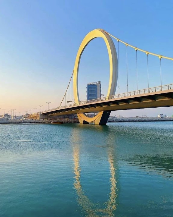 Suspension Qetaifan Island Bridge