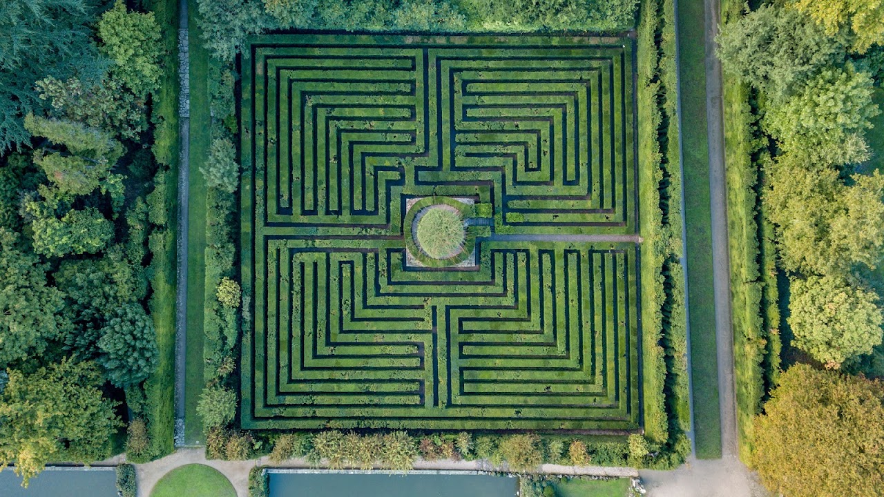 Garden of Villa Barbarigo in Valsanzibio