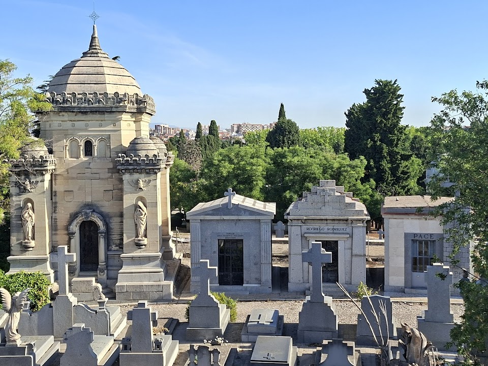 Main entrance to the cemetery of La Almudena