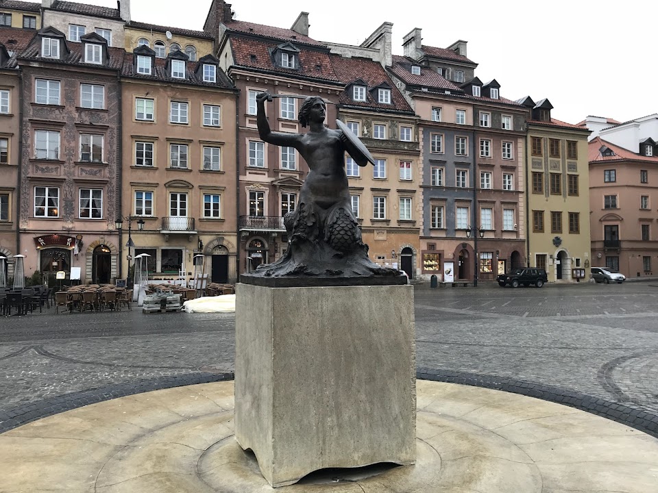 Warsaw Mermaid Statue